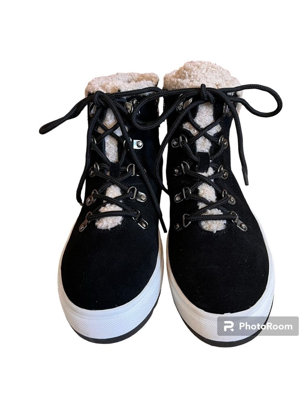 Blondo Shylo Black Suede Hiking Sneakers Sz-9 - Picture 1 of 10